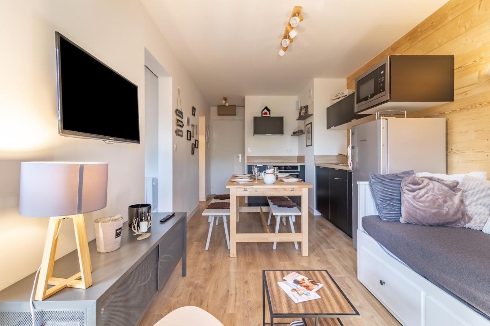 Les Gourgs Blancs - 80M Des Pistes - 6 Personnes Apartment Genos ภายนอก รูปภาพ